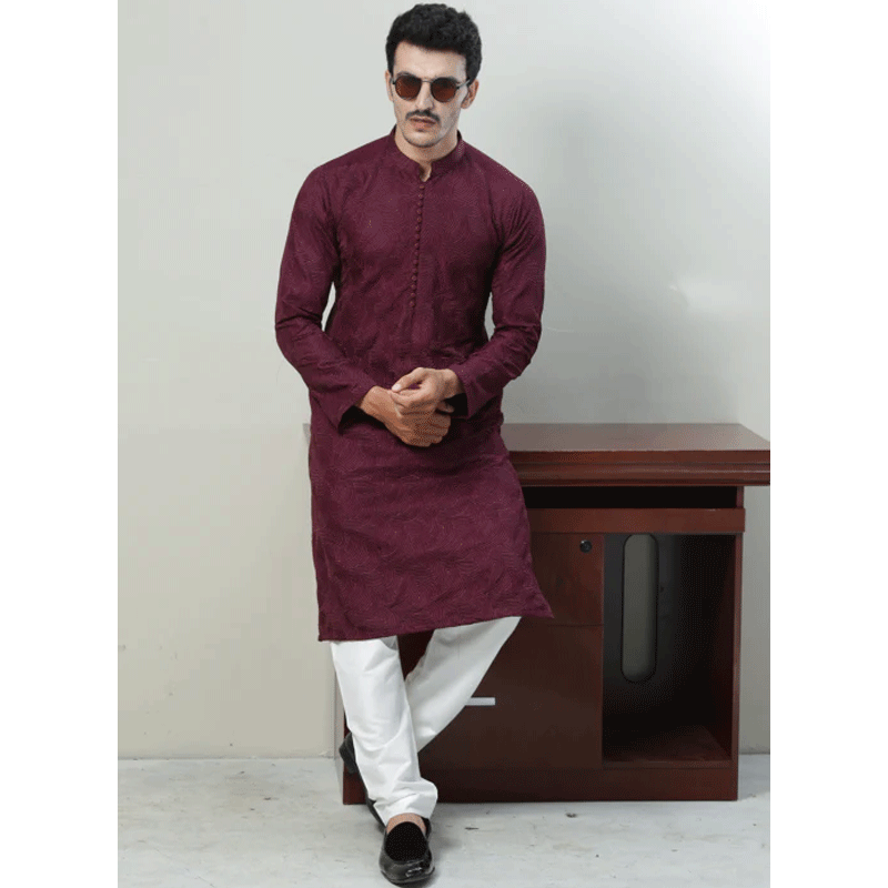 Kurta Corner Designer Kurta Pajama 7270-22