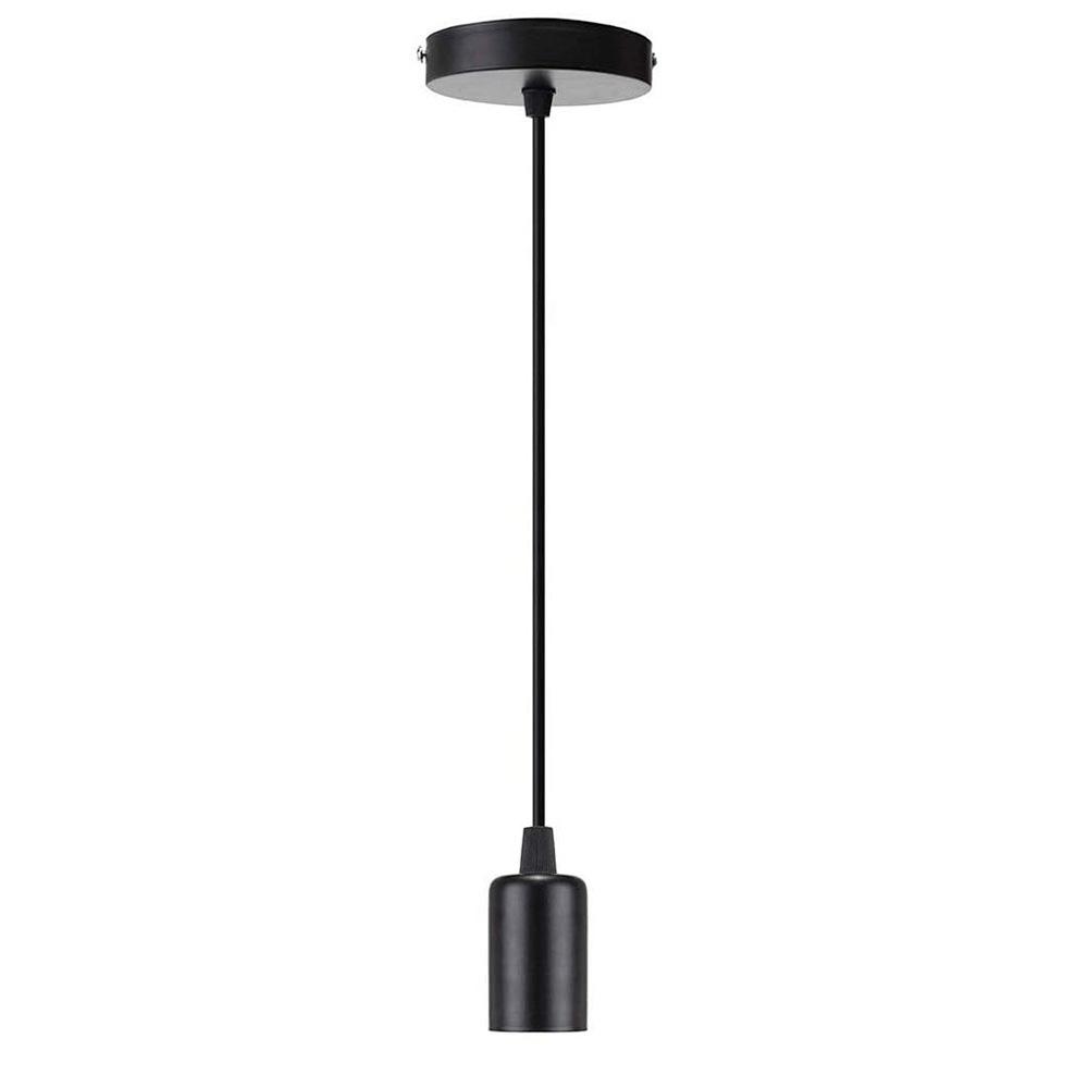 Ceiling Spotlight Lamp Holder Metal Hollow Stretching Rod Adjustable Length Lamp Base Vintage Light Cap Chassis