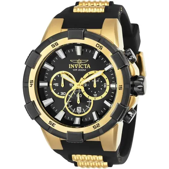 Invicta Aviator Chronograph Black Dial Men's Watch 25135