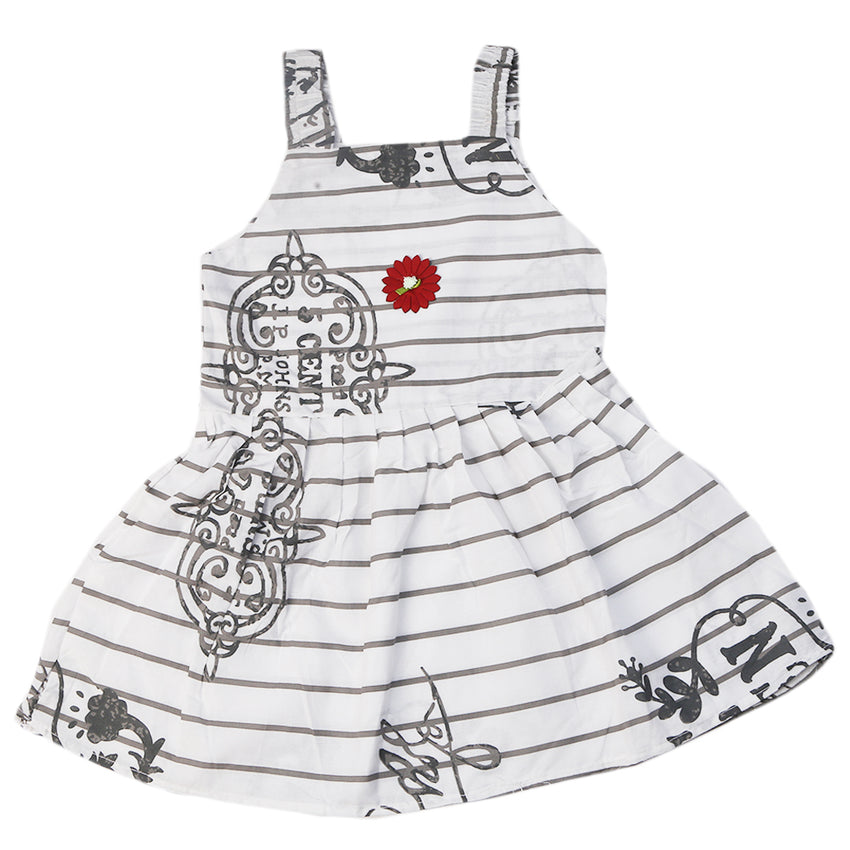 Mix Cotton Elegant Design frock For Kids