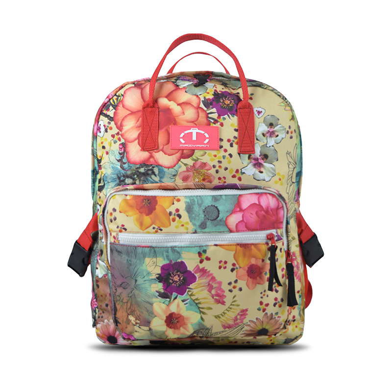 MAIYAAN MULTICOLOR FLOWERS BACKPACK [CLASS 3-8]