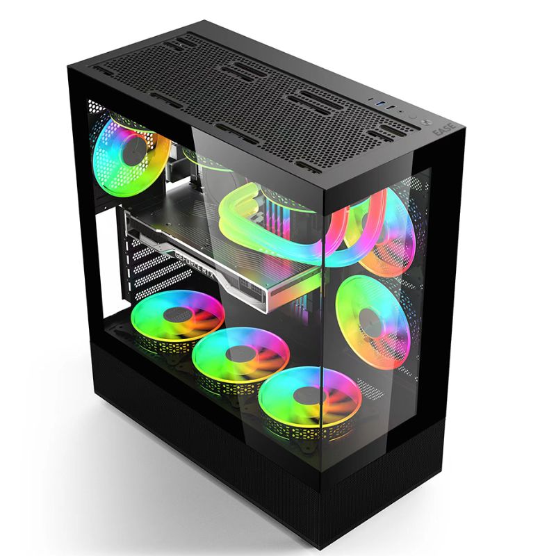 Ease EC123B ARGB Mid-Tower M-ATX Gaming Case