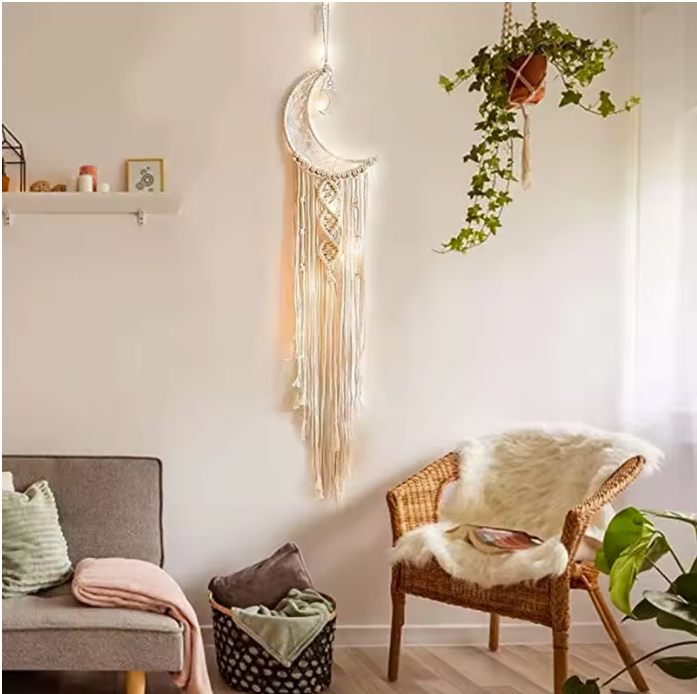 96cm Bohemian Chic Macrame Wall Hanging Tapestry Room Decor Kids Girls Home Decoration Gifts Dropshipping