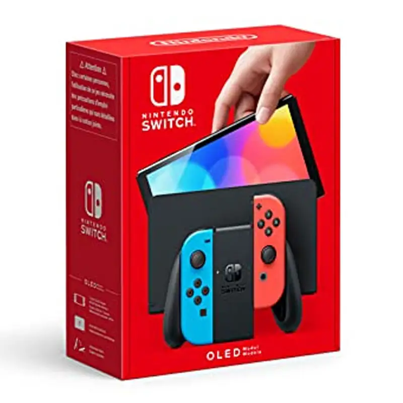 Nintendo Switch OLED Console Neon Red/Blue