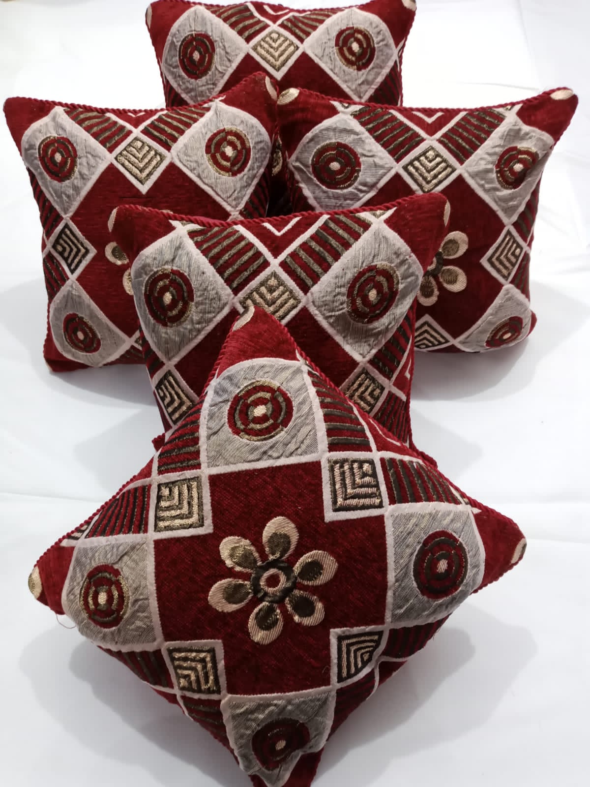 Velvet Cushion Covers | 5pcs Set | JC-05