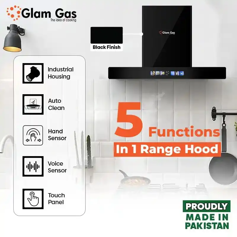 Glam Gas Thunder-11 T-Shaped Range Hood (75, 90cm) With Official Warranty