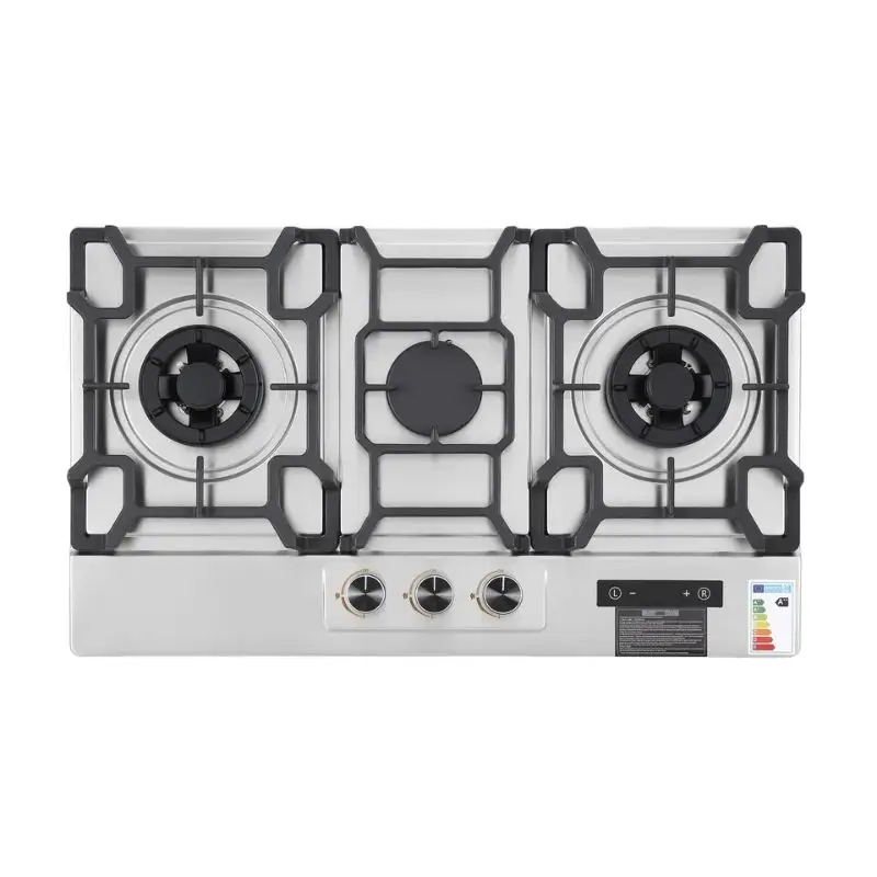 Xpert XST-3-777 3 Burner Steel Hob With Official Warranty