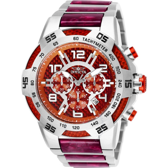 Invicta Speedway Chronograph Red Dial Men's Watch