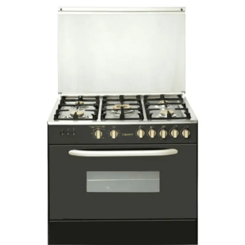Crown HS1 (IMP) Cooking Range 34inch Brass Burner SS Top With Official Warranty
