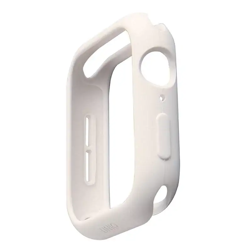 Uniq Lino Watch Case for Apple Watch 1-8 & SE/SE2 44MM – Dove (White)