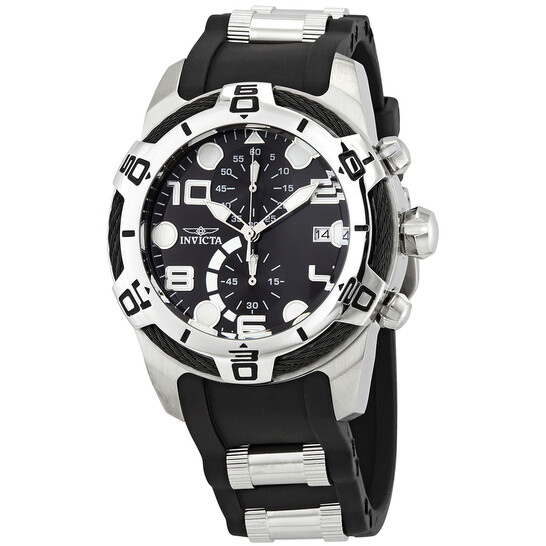 Invicta Bolt Chronograph Black Dial Men's Watch 24215