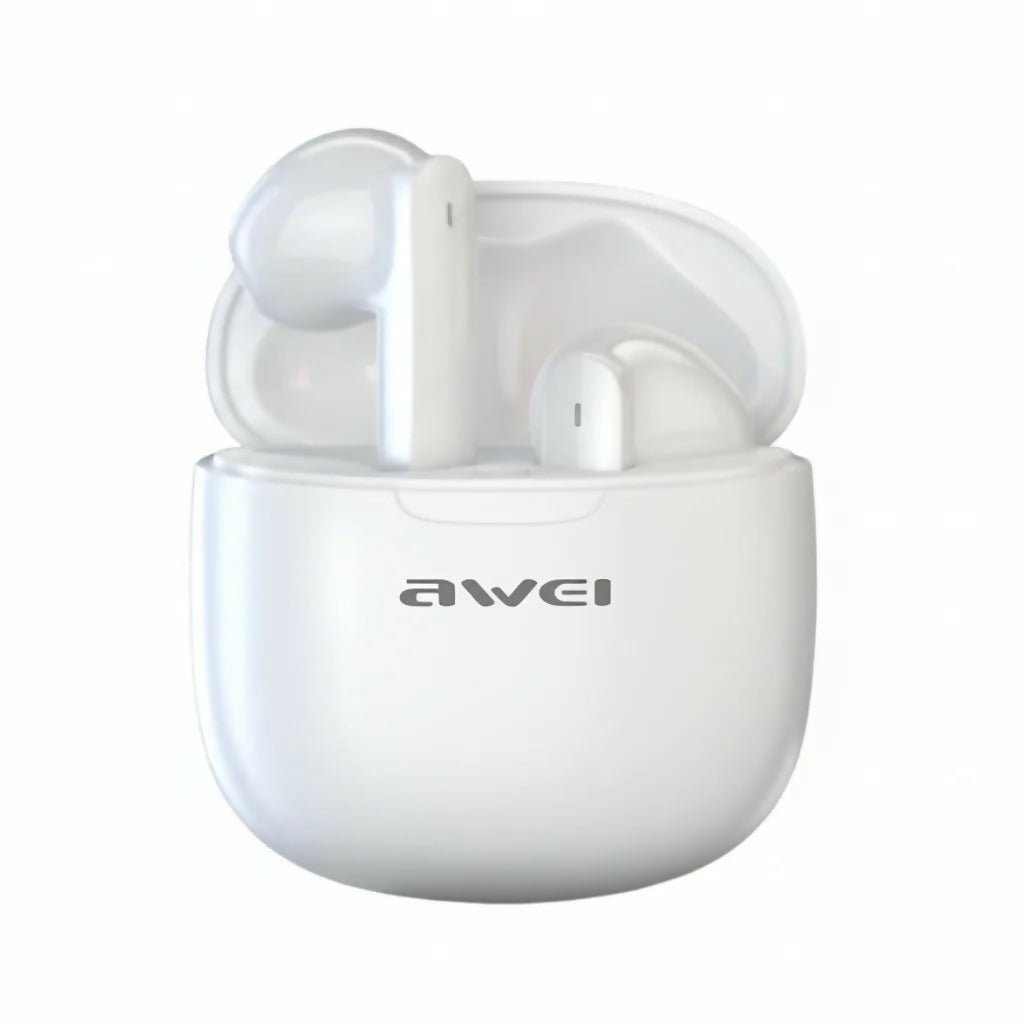 AWEI T68 ENC Wireless Bluetooth Earbuds White