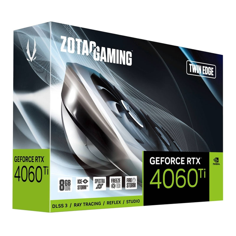 Zotac Nvidia GeForce RTX 4060Ti 8GB Twin Edge Graphic Card