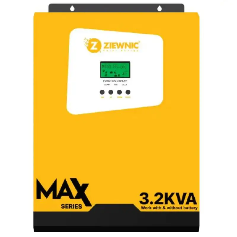 ZIEWNIC Max - PV4200 (3.2 KVA) Solar Hybrid Inverter Running With Battery & Without Battery With Official Warranty