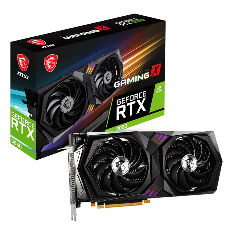 MSI GeForce RTX 3060 GAMING X 12GB DDR6 Graphics Card