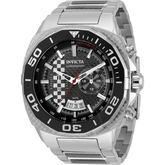 Invicta Speedway Quartz Black Dial Men's Watch
