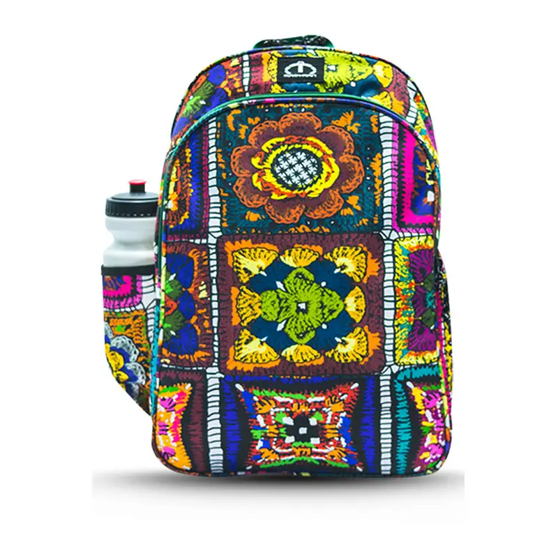 MAIYAAN 3 IN 1  CREETAH MEDIUM BACKPACK (BACKPACK + LUNCH BOX + GEOMETRY )