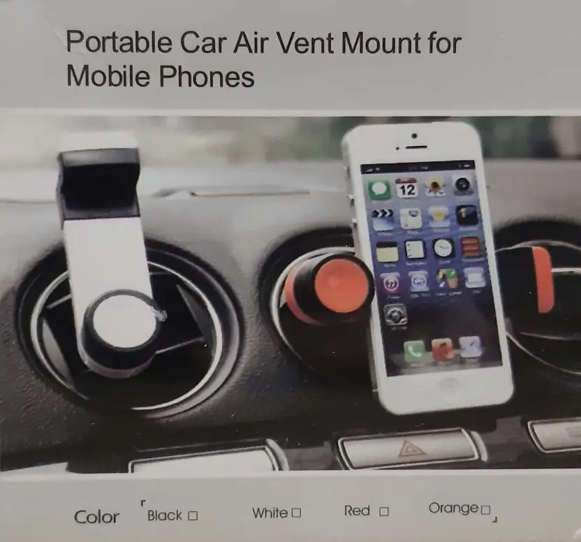 Portable Car Air Vent Mount for Mobile Phones