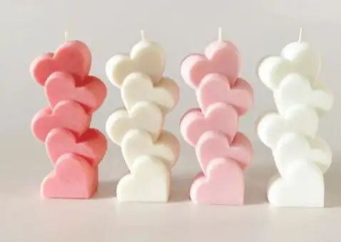 CANDLES CITY - VALENTINE HEART CANDLE/ LOVE CANDLE/ WEDDING CANDLE