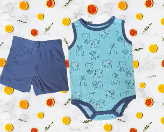 Baby Short Sets with rompers age (6 to9months )