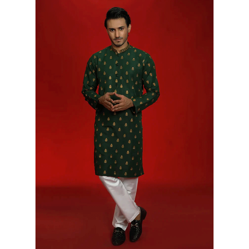 Kurta Corner Designer Kurta Pajama 7429-17