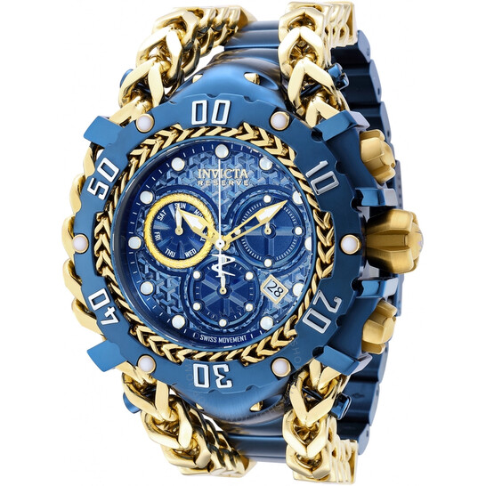 Invicta Gladiator Chronograph Quartz Blue Dial Men's Watch