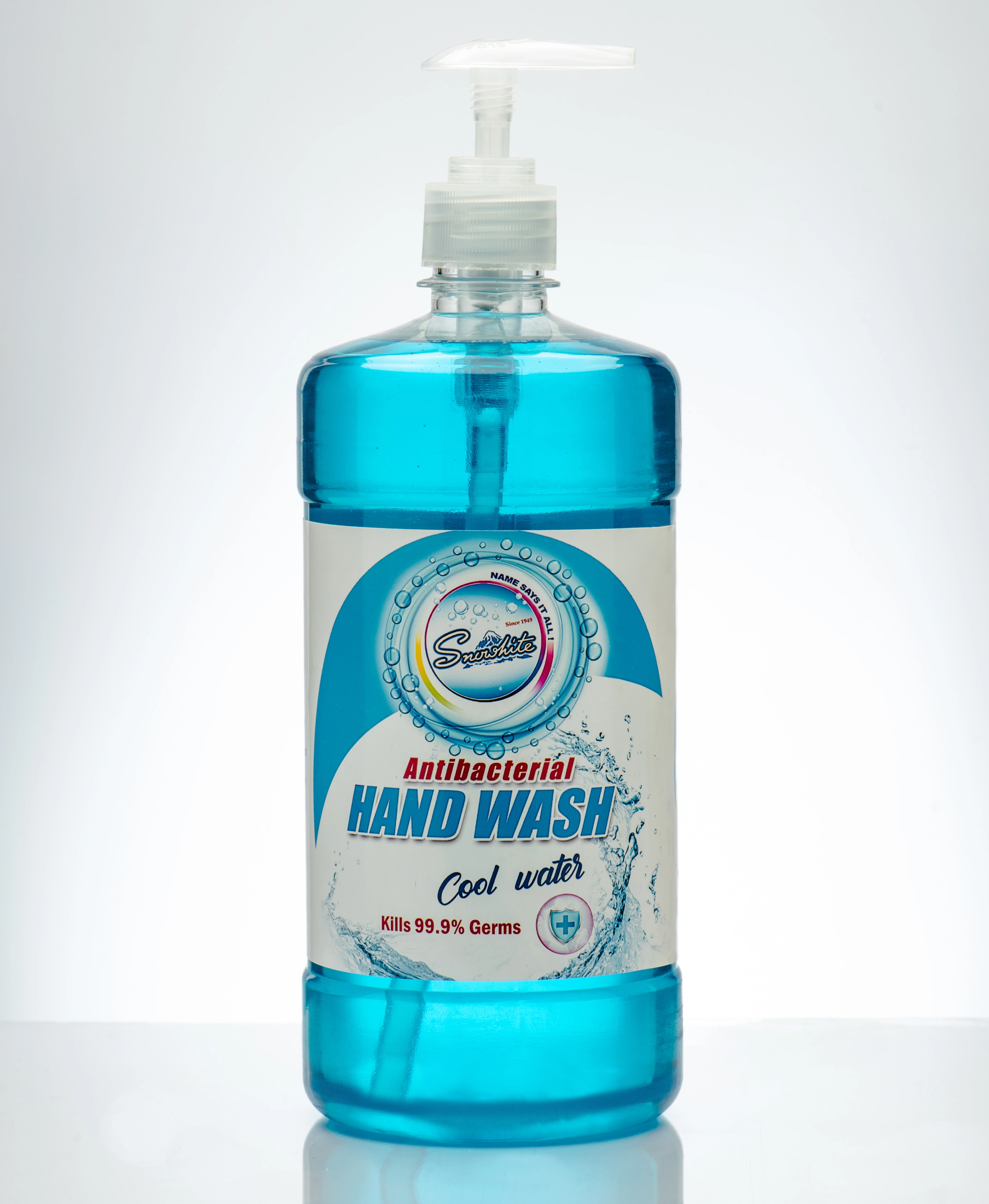 Snowhite Anti Bacterial Liquid Handwash 1000ml with Pump