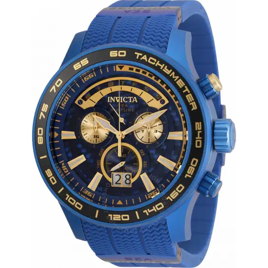Invicta Sea Vulture Chronograph Quartz Blue Dial Men's Watch