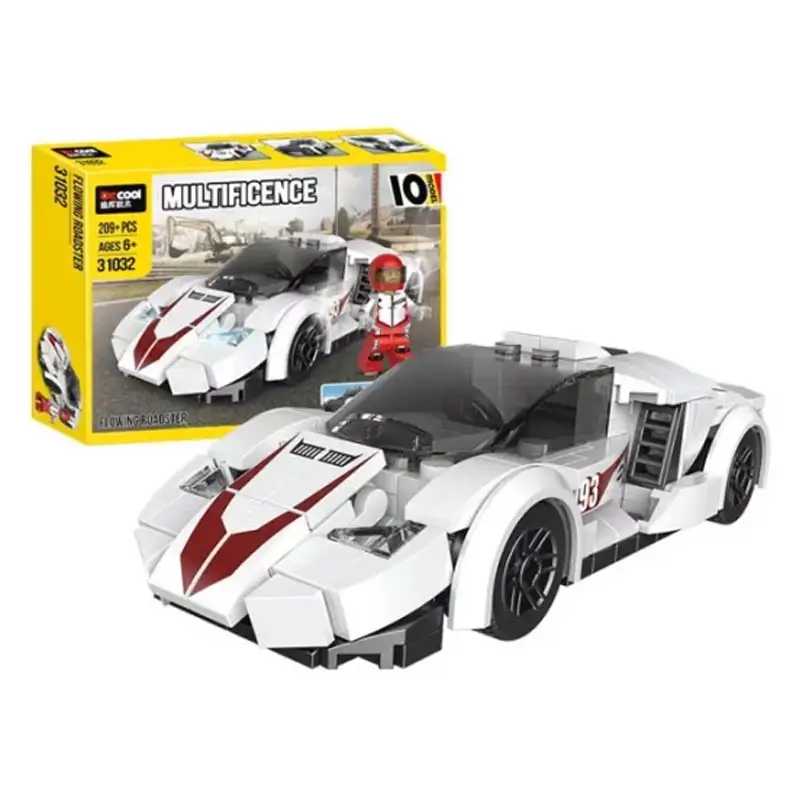 Thunder Racing Vehicle DECOOL Building blocks 10 in 1 set 209 Pcs