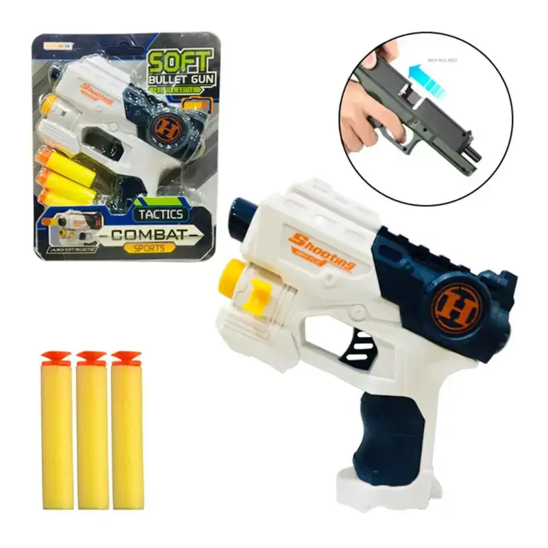 Mini Soft Darts Nerf Toy Manual Reload