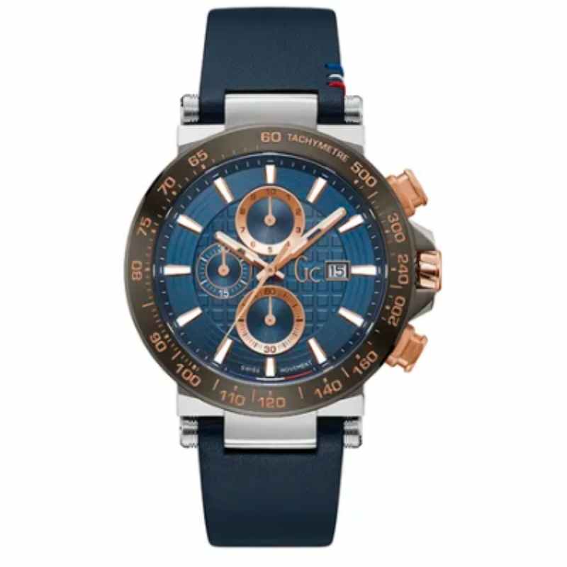 Gc Men's Urban Code Chronograph Watch Y37010G7MF - 44 mm - Blue