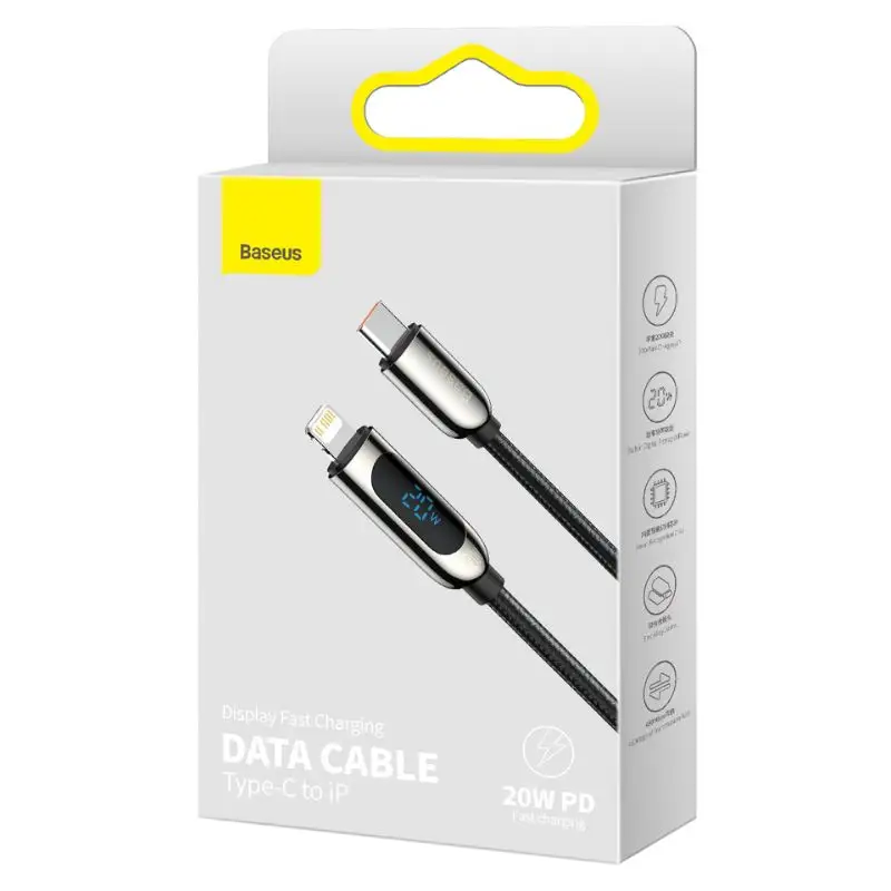 Baseus Display 20W Fast Charging Data Cable Type-C to IPhone 2m