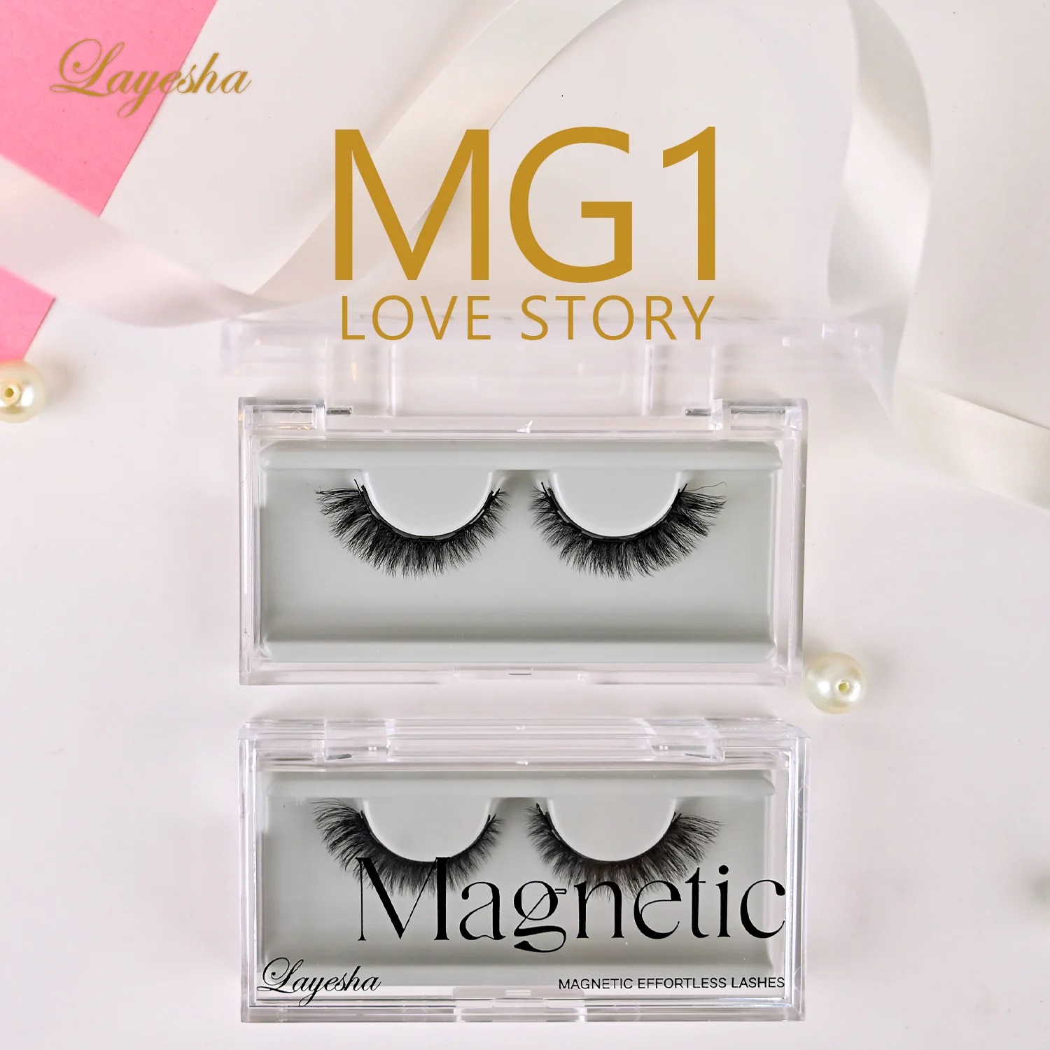 Layesha Magnetic Lashes MG 1 Love Story