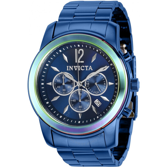 Invicta Specialty Chronograph Quartz Blue Dial Men's Watch 40494